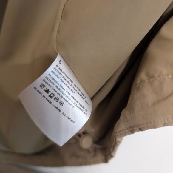 Lululemon Effortless long Tan Hooded Jacket 6 SOLD - Picture 9 of 9